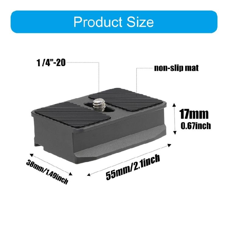 Durability Upper Plate Camera Attachment Upper Quick Release Plate for RS4pro Cameras Unisex Use Camera Components