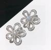 Anniversary Gifts New 2023 Trend Popular Brand Classic Europe Luxury Jewelry Earrings For Women Lotus Flowers Clover Sakura