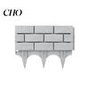 Faux Brick Garden Fence Plastic Retaining Look Edging Border Outdoor Landscape Weather Resistant Decorative Picket Panel for Flower Beds Paths