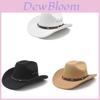 Traditional Style Cotton Formal Hat With Wide Brim For Men And Women