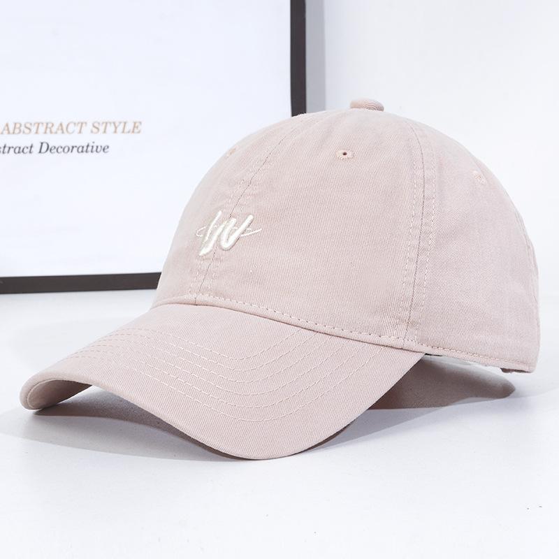 Şapka kadın yeni yumuşak üst derinleştirilmiş yumuşak üst beyzbol şapkası trend basit moda güneş koruyucu şapka