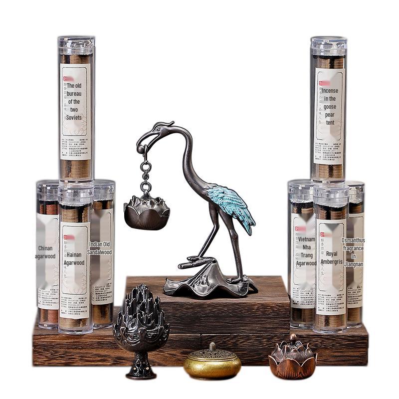 Auspicious Cloud Natural Sandalwood & Agarwood Aromatherapy Incense Coils for Home