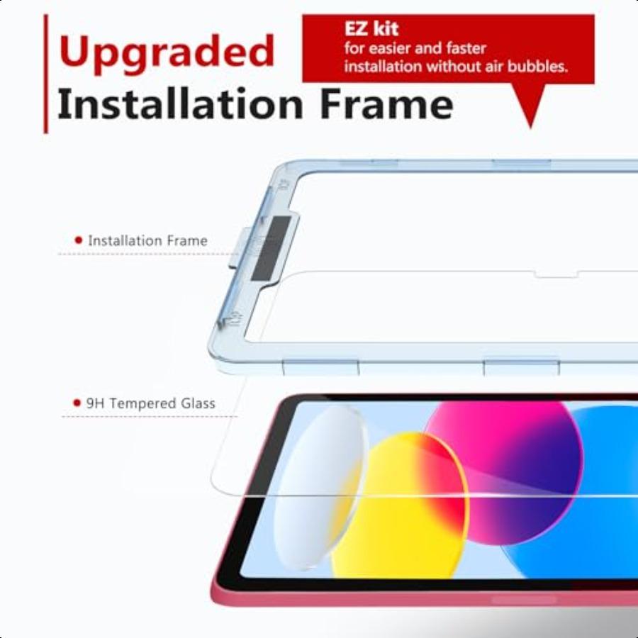 

Защитная пленка для экрана, совместимая с iPad A16 11-го 10-го поколения 11 10,9 дюйма 2025 2025 Закаленное стекло Ультрапрозрачное Защита от царапин Ca United States