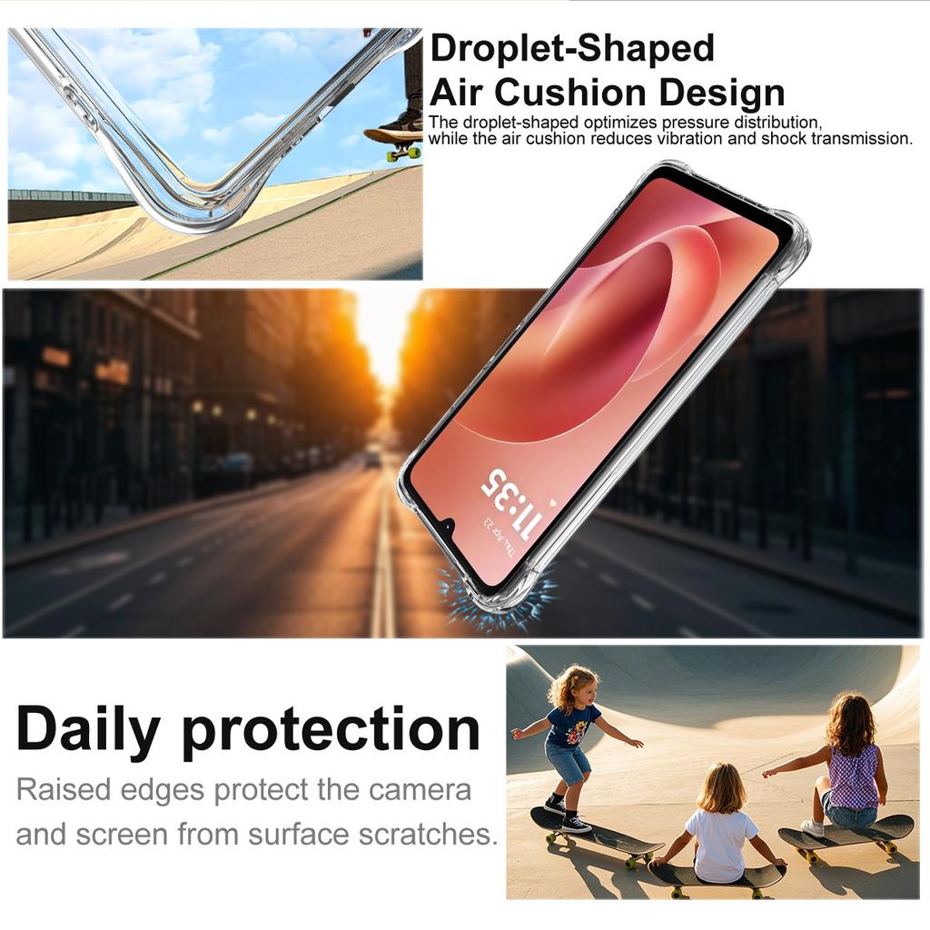 For Moto G06 Power 4G China Phone Case IMAK Shock-resistant Soft Case