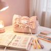 Storage Case Large-Capacity Pencil Bag Multifunction Cute Bow Pen Pouch Sweet Kawaii Stationery Storage Bag Student