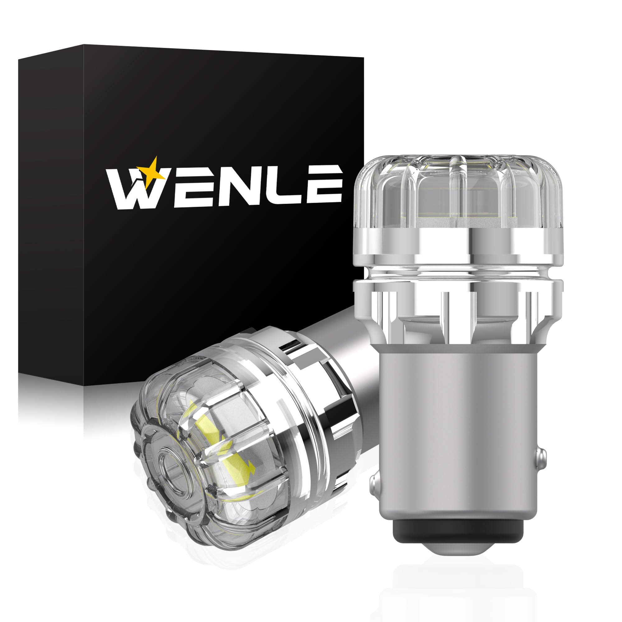 WENLE Bakugou S25 Double LED Tail Lamp Brake Lamp Stop One Size белый