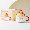 Cartoon Expression Ceramic Mug High Looking Souvenir Gift Water Cup for Best Friend Girl Heart Cup Home Breakfast Cup