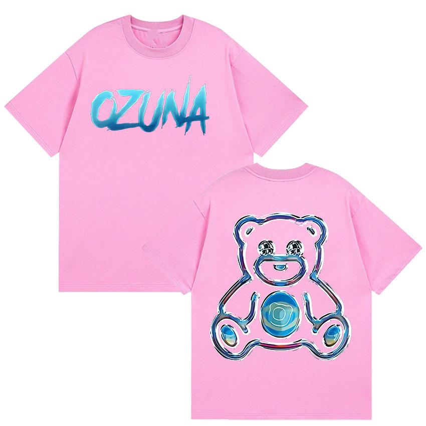 Rapper Ozuna Album 2025 Merch T Shirts Men's Women Fashion Retro O-Neck High Quality T-Shirt Casual 100% Cotton Oversized Tshirt