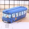 Süßes Cartoon-Bus-Federmäppchen Große Kapazität Stiftebeutel für Schüler Schulmaterial-Aufbewahrung Koreanischer Stil Kreatives Design