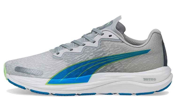 PUMA Velocity Nitro 2 Низкие Кроссовки Серый Синий 376263-01 40