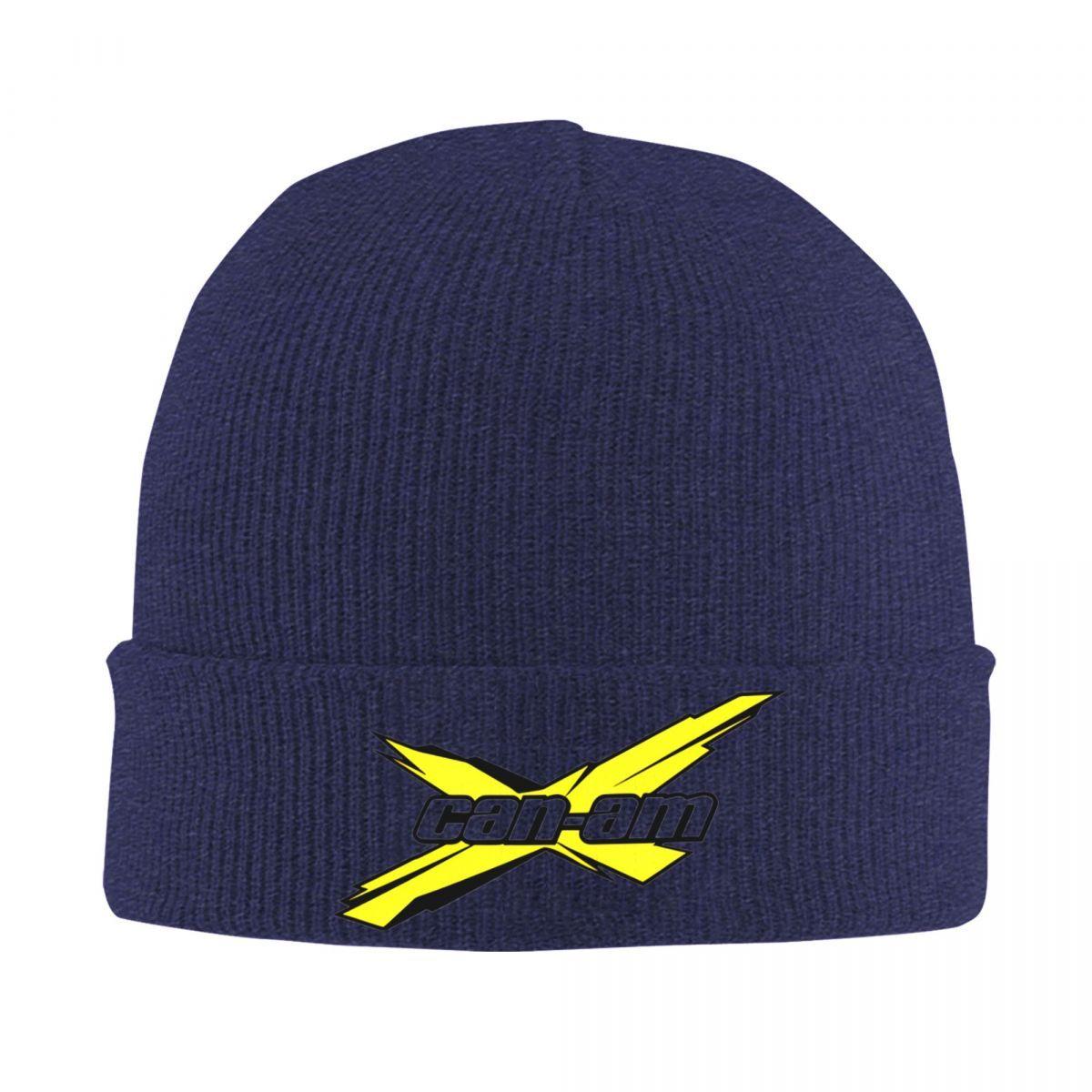 

Can Am Racing Knitted Caps for Women Men Skullies Beanies Winter Hats Acrylic Logo Warm Cap