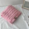 Korean Retro Pattern Wool Blend Scarf - Warm, All-Match, Unisex Winter Neckwear