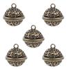 5 Pcs Vintage Bell Pendant Diy Craft Bells Hanging Decor Christmas Bells Tree Hanging Bell Festive Supplies Metal Bell Nament