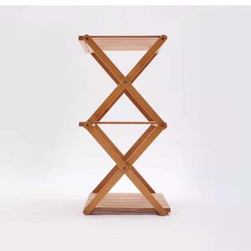 OLOEY Bamboo Foldable Camping Storage Rack