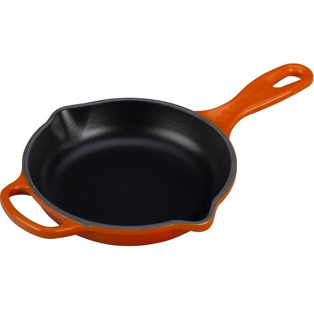 

Сковорода Le Creuset Signature чугунная / посуда для сервировки круглая 16 см красная (20182160900422)