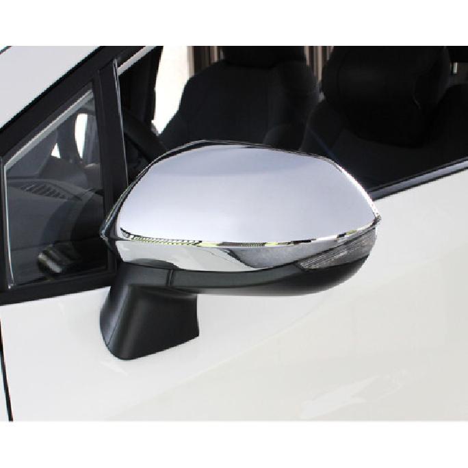 For Toyota Corolla 19-23 Chrome Exterior Rearview Door Mirror Molding Cover Trim