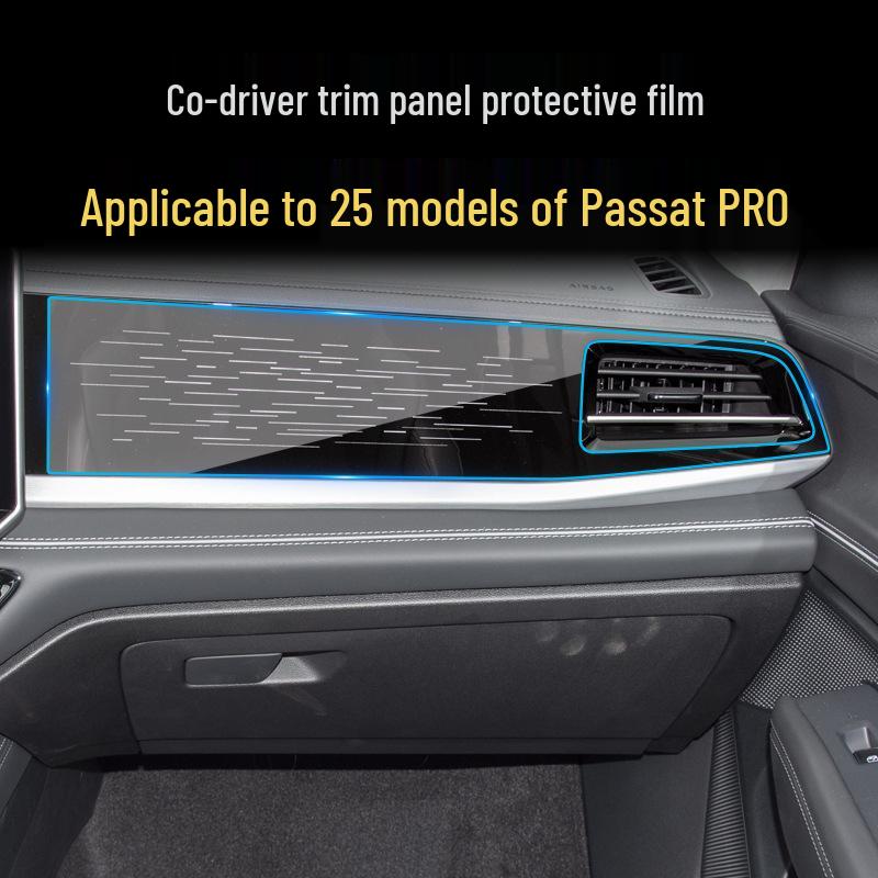 Compatible Volkswagen Passat Navigation Tempered Film Screen Protector for 25 Models - Car Accessories
