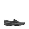 Salvatore Ferragamo Ferragamo Gancini Leather Loafers Black