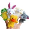 Dog Animal Puppet Plush Finger Puppet Cartoon Children's Hand Puppet  Kid