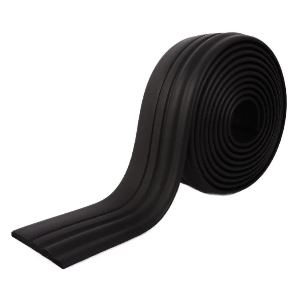 1PC 2m/78.74inch Self-adhesive Foam Baseboard Wall Stickers Waistline Floor Corner Skirting Board Stickers Wall Decoration