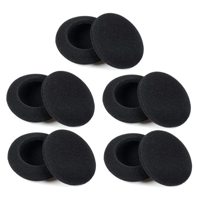 

[Amazon Exclusive] Headphone replacement ear pads, headphones, headsets sponge fabric (set of 10)