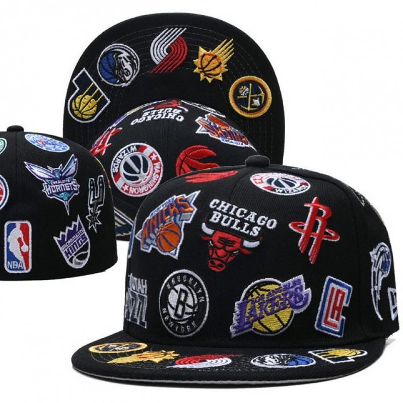 Unisex Embroidered NBA Team Baseball Cap Cotton Linen Adjustable Snapback Hat Women Hip Hop Streetwear
