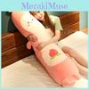 Plush Peach Avocado Pillow With Pp Cotton Filling For Children Bedroom Decor