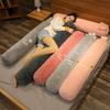 100-160cm Long Pillow Cartoon Cushion Long Plush Cushion Back Cushion Sofa Bed Cushion Sleeping Boyfriend Pillow Home Textile