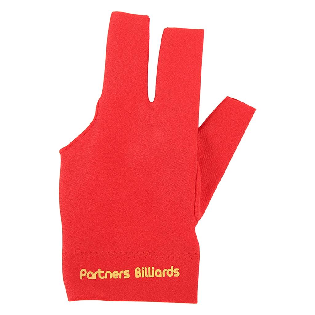 Billiard Pool Gloves 3 Fingers Cue Gloves Shooters Snooker Cue Sport Glove For Left Right Hand Red