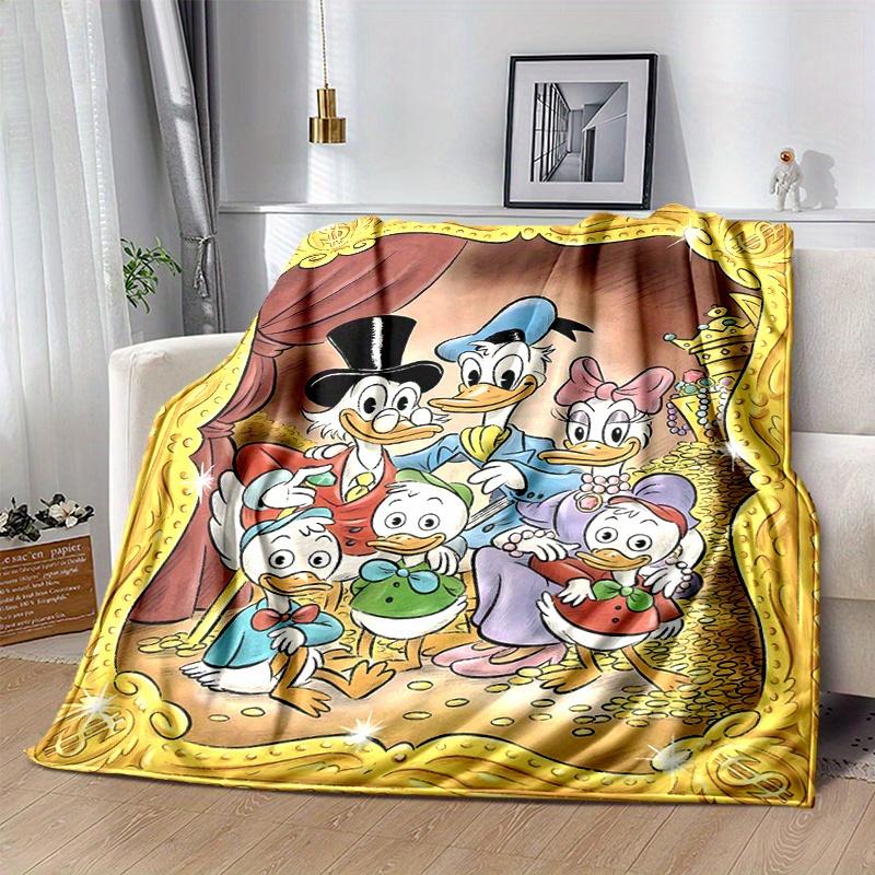 1 pezzo, Paperino (2) Morbida Coperta in Flanella Regalo Perfetto per Camera da Letto, Soggiorno, Viaggio, Campeggio, Auto