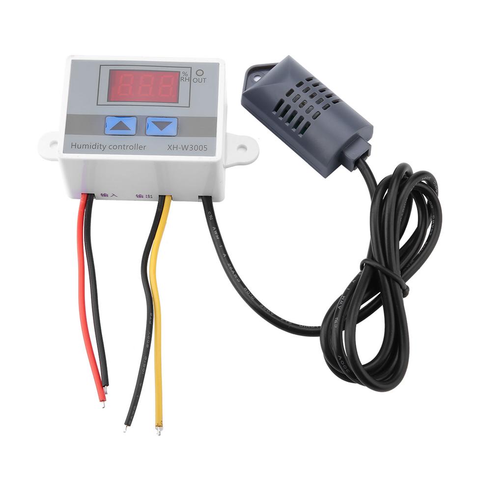 Digital Hygrometer Hygrometer Controller XH-W3005 Digital Hygrometer  Controller Humidity Sensor 0~99%RH 12V/24V/220V