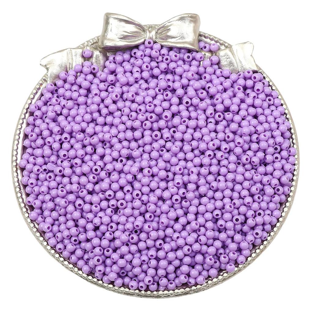 1800Pcs Acrylic Beads Solid Colored Round Loose Spacer Beads for Jewelry Making DIY Bracelets Necklace
