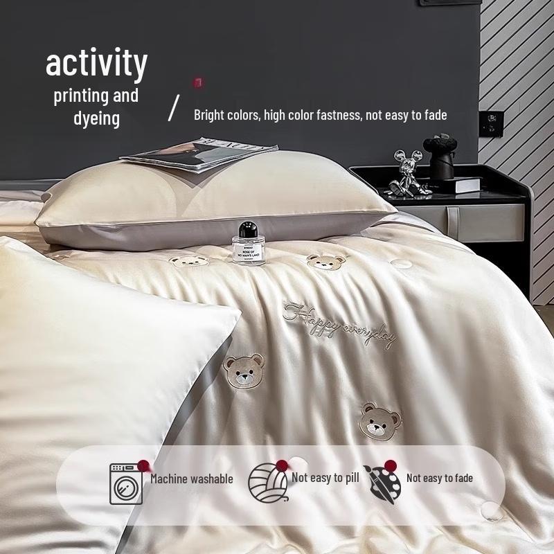 Oeny Washed Lyocell All-Season Bedding Set