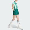 Adidas Tiro Snap-Button Shorts With Elastic Waist and World Cup Straight Cut Women Shorts Forest-Green IM5015