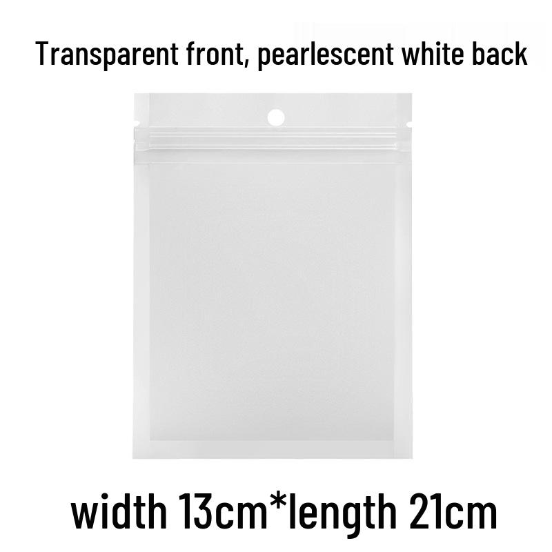 Pearlescent Yin & Yang Film Self-Sealing Bags for Jewelry Packaging