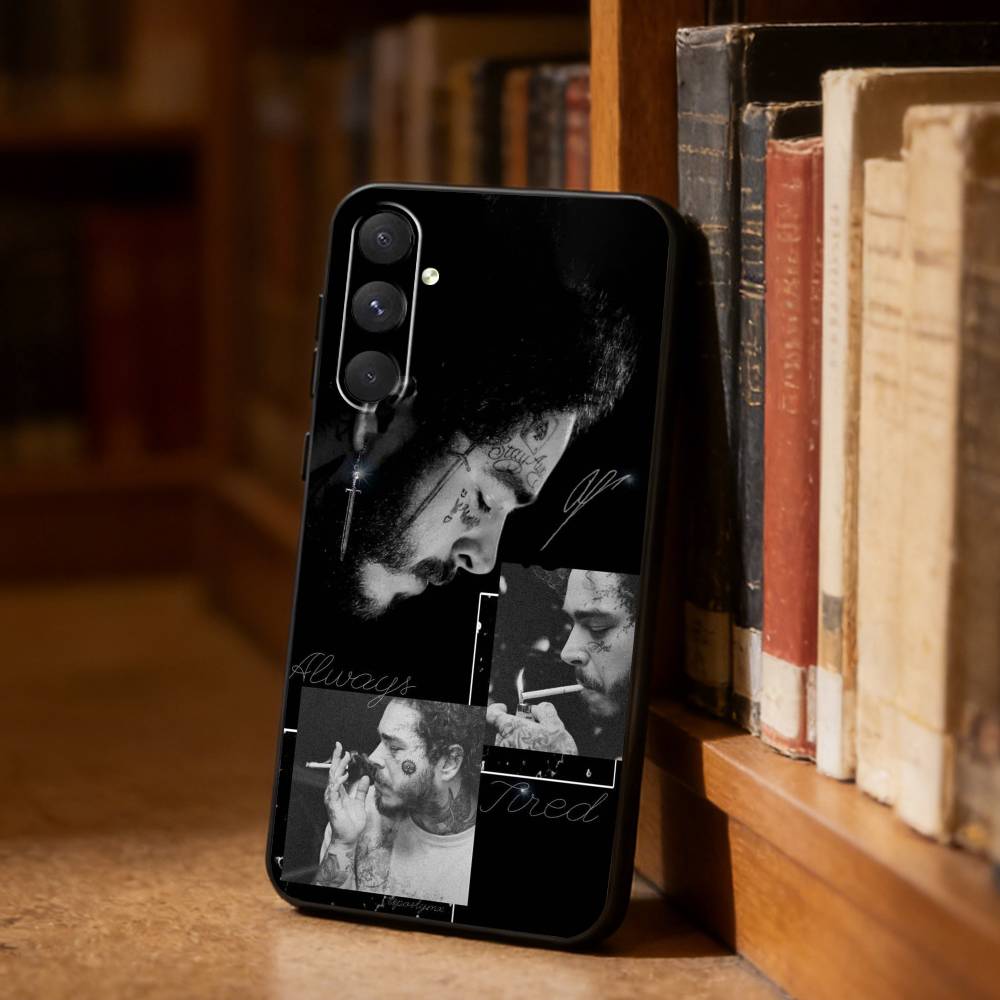 King P-Post M-Malone  Phone Case For Samsung S26,S25,S24,S23,S22,S21,Ultra,Plus,FE Black Soft Cover