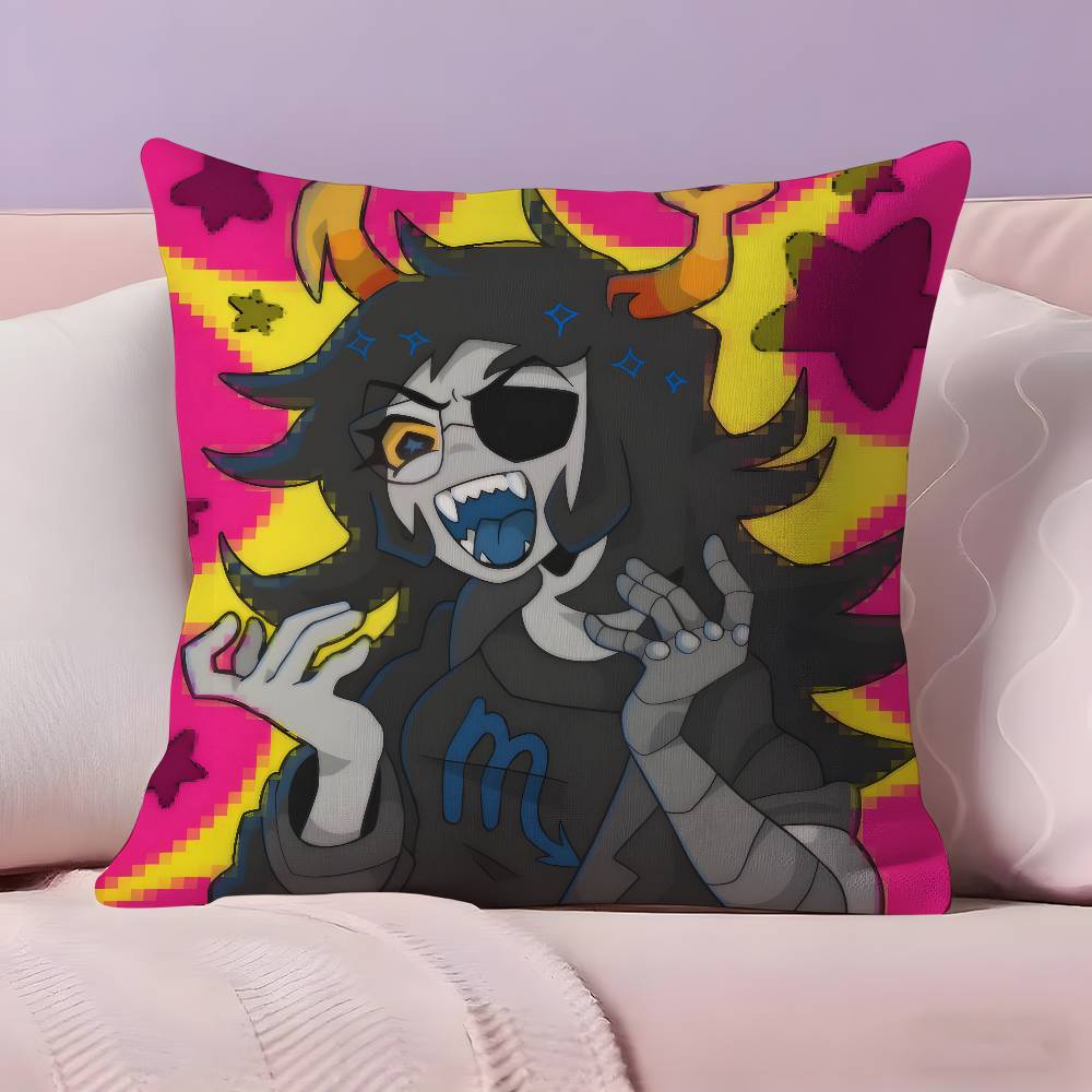 Anime HHomestuck Pillow Case Ultra Soft Skin Friendly Fabric Cloud Like Comfort  Concealed Zipper