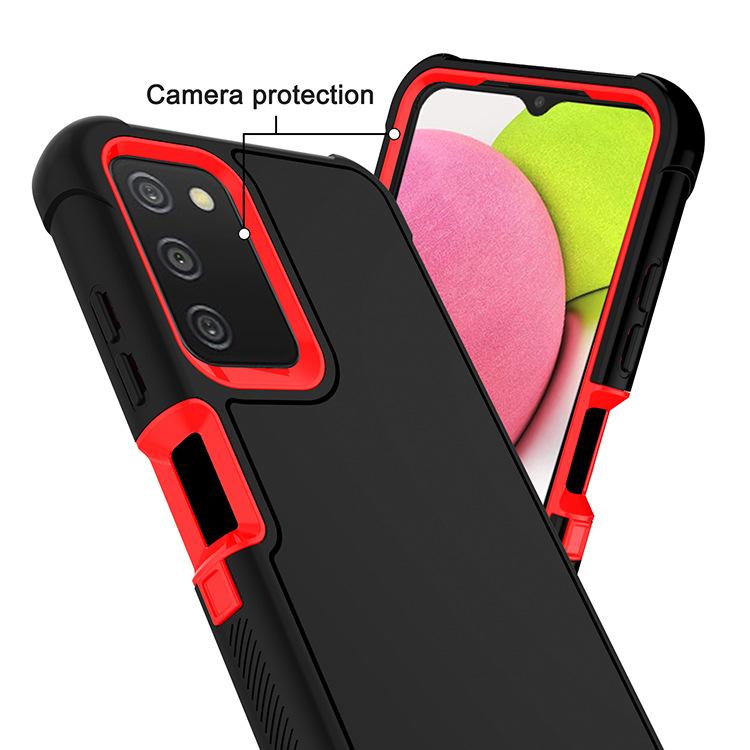 Three-in-one Anti-fall and Skin-friendly Mobile Phone Case Aiwei for A03S SAMSUNG Model