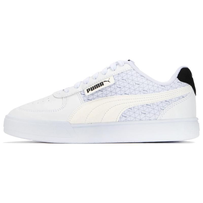 

Puma Caven Logo Power Casual Low-Top Sneakers Unisex sneakers White Gray Black 389330-01 35.5