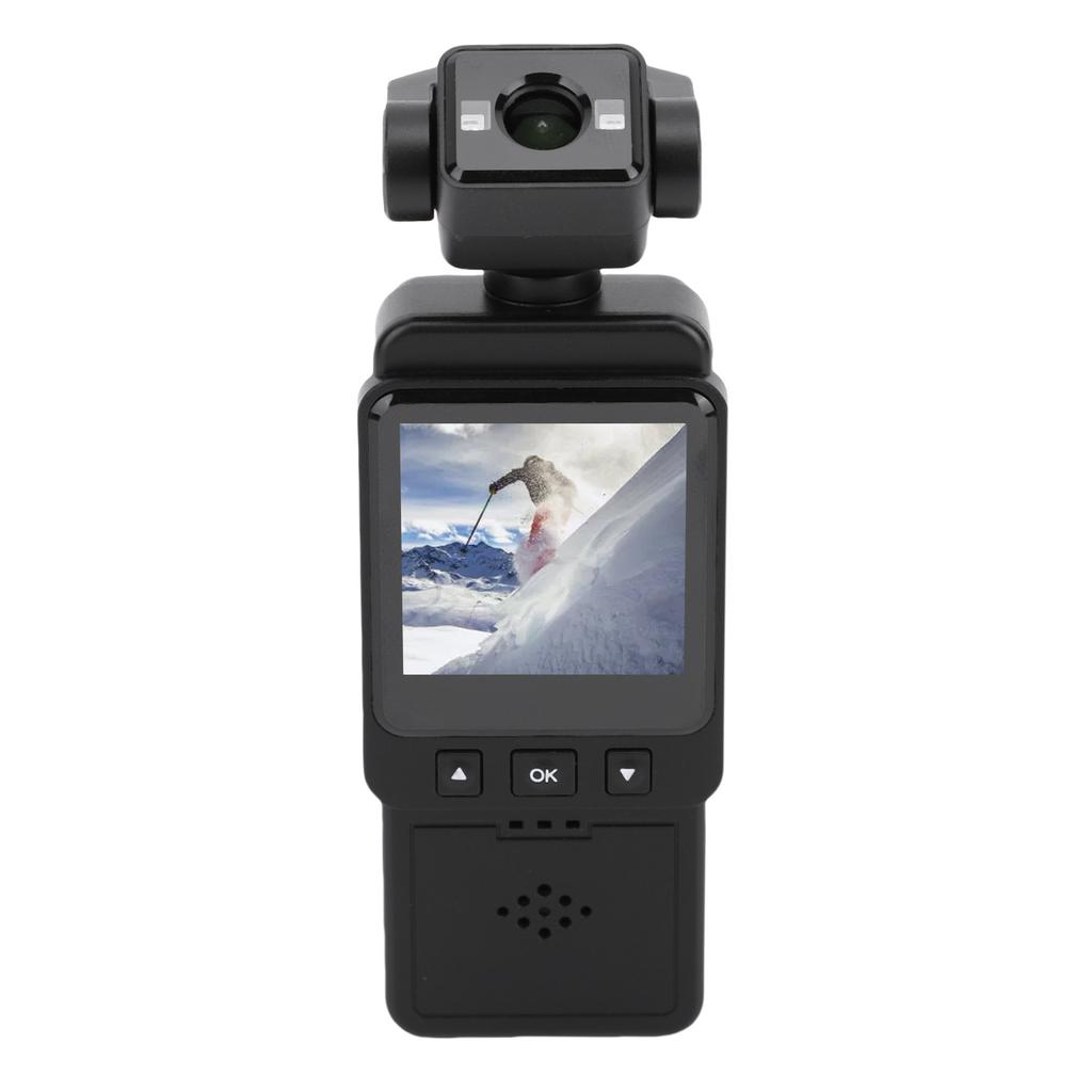 1080P Camera Vlog Camcorder Multi Axis Stabilization 270 Degree and 180 Degree Lens Rotation Multifunctional for