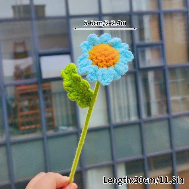 

Rose Crochet Flower Hand Woven Flowers Wedding Gifts To Guests Mother s Day Gifts Artificial Eternal Flowers Graduation Bouquets