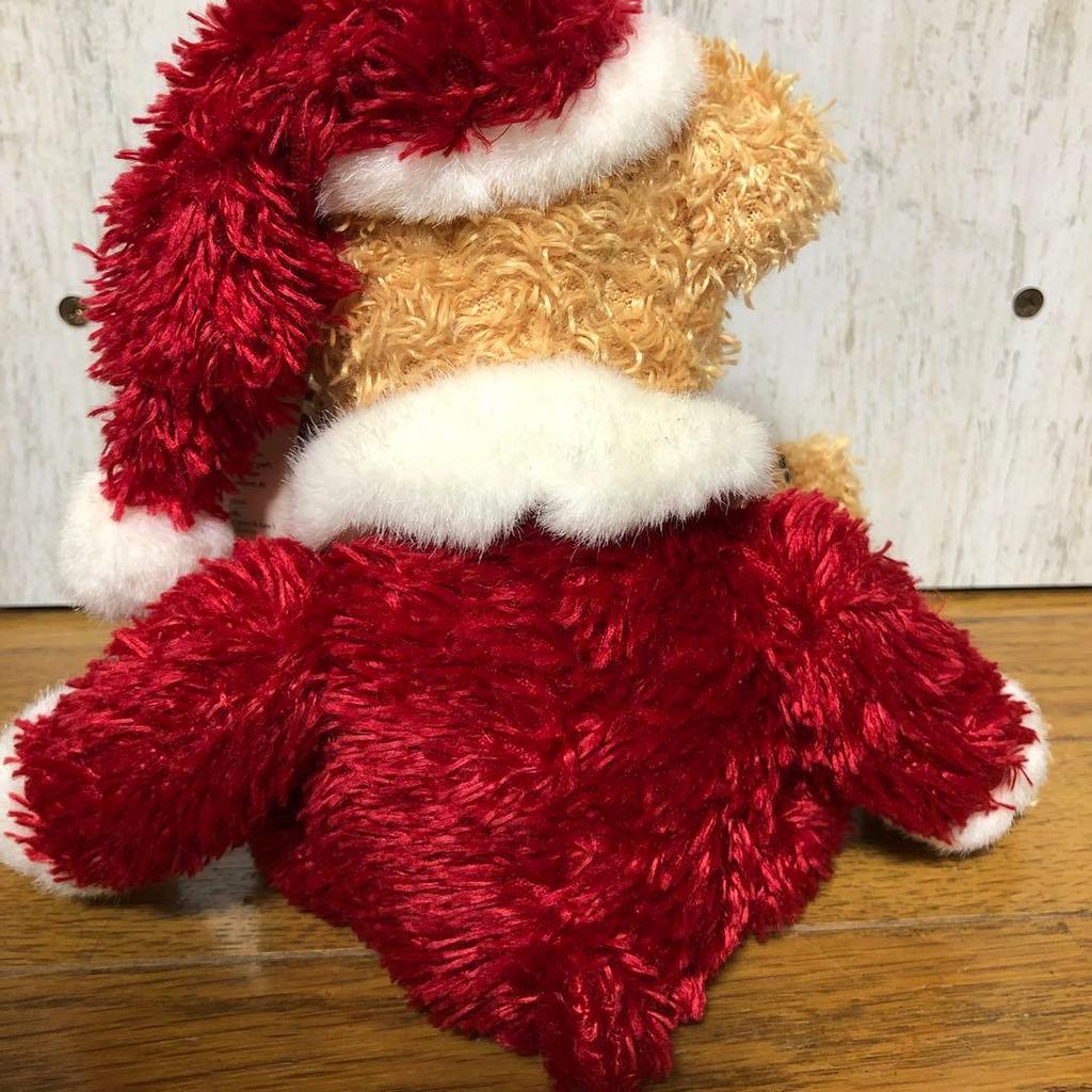 [USED] RUSS Santa Claus Teddy Bear Plush Toy