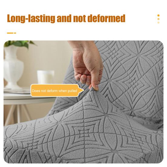 Chair Cover High Elasticity All-Inclusive Design Protective Fit Hidden Elastic Strip Less Slipping Super Soft Dining Chair