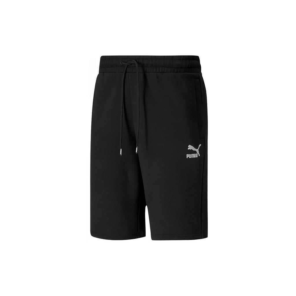 Puma Drawstring Casual Shorts Men Bottoms Black 599304-01
