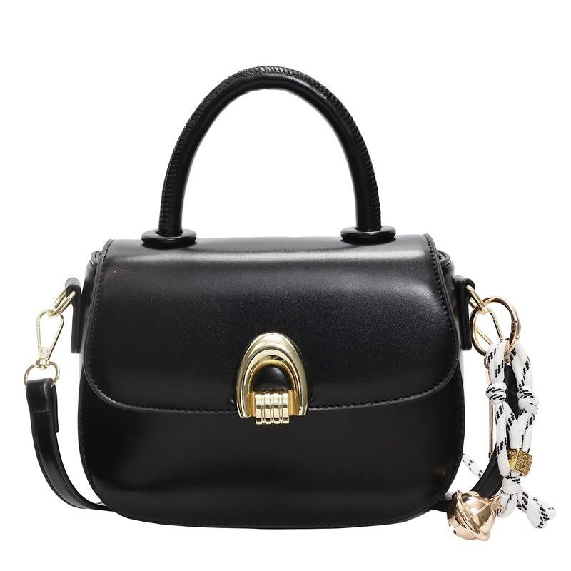 

Spring and summer portable small bag women s new trendy fashion saddle bag versatile shoulder bag messenger bag чорний