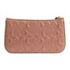 Coach Penn 21 Solid Color Embossed Letter Hardware Zipper Closure Patent Leather Underarm Handheld Shoulder Bag Small Women Handbags Pink CM552-B4A80