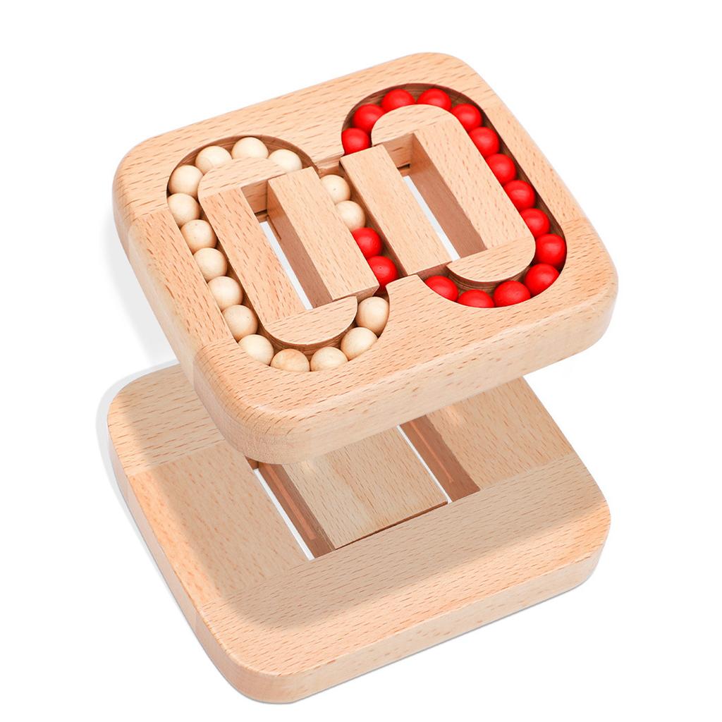 Planar Ball Wooden Toy Adult Kids Science Education Lock Unlock Planar Ball Maze Game