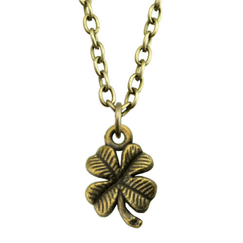 Necklace On The Neck 43cm Chain Clover Mushroom Leaf Kids' Jewelry Materials QN016