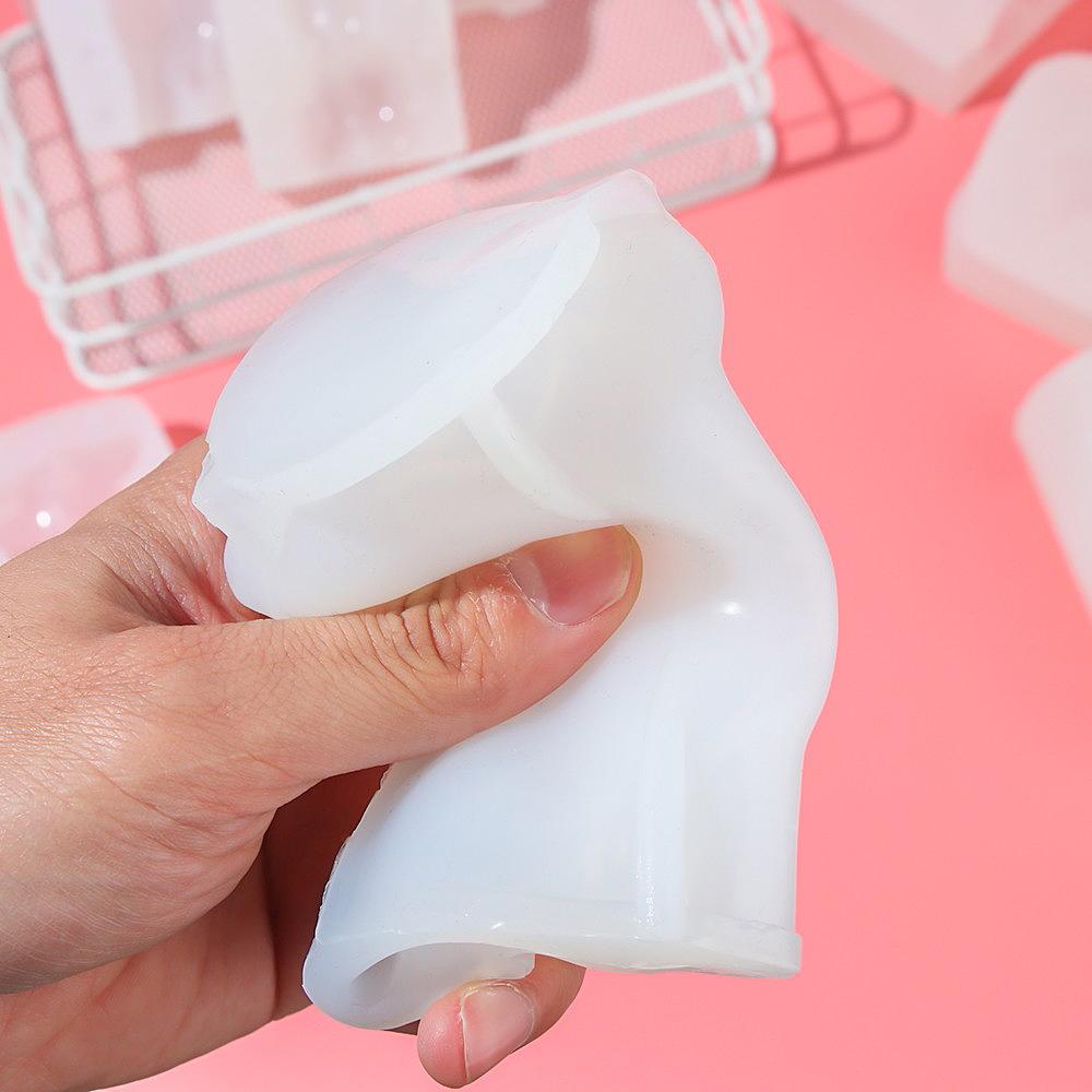 Silicone Human Body Mold 3D Body Candle Mold for Making DIY Soap Candle Plaster Art Craft Open Mold Male I