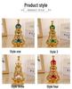 Exquisite Middle East Dubai Glass Perfume & Essential Oil Bottle Ornament